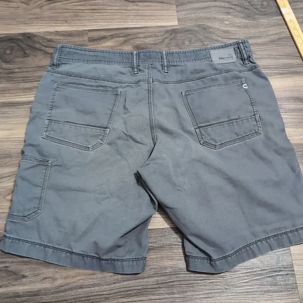 Marmot Shorts Size 40 Men's Cargo Style Gray Outdoor 11